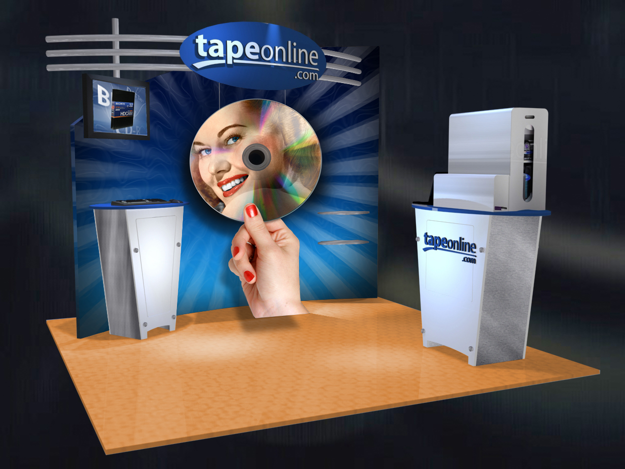 TapeOnline.com tradeshow booth design