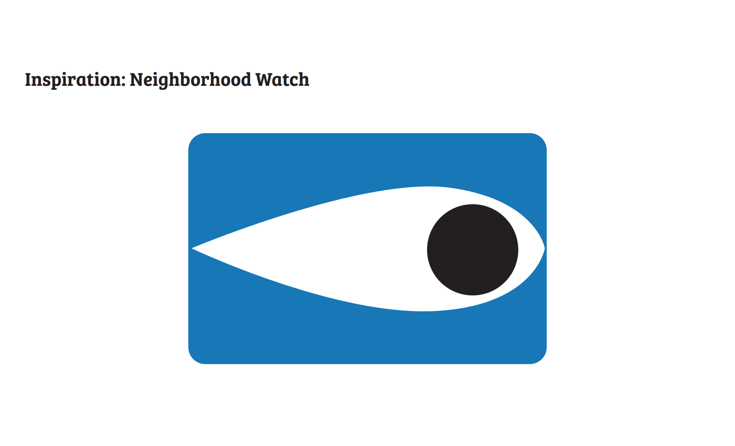 Neighborhood watch logo