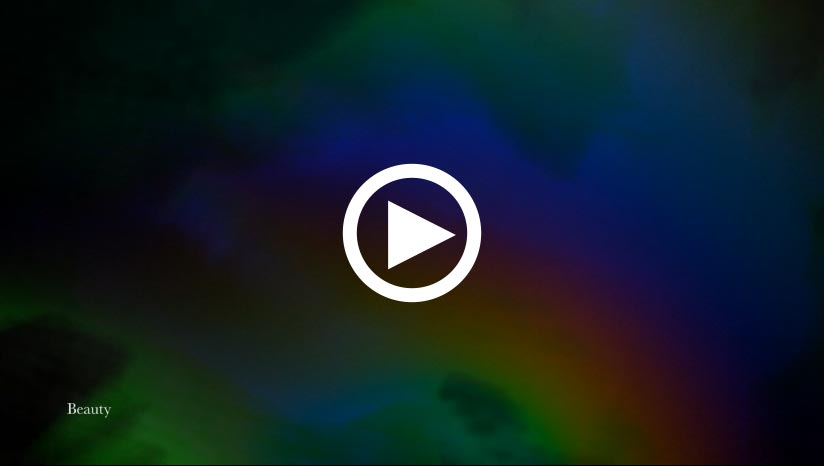 Click to play video of the abstract aurora.