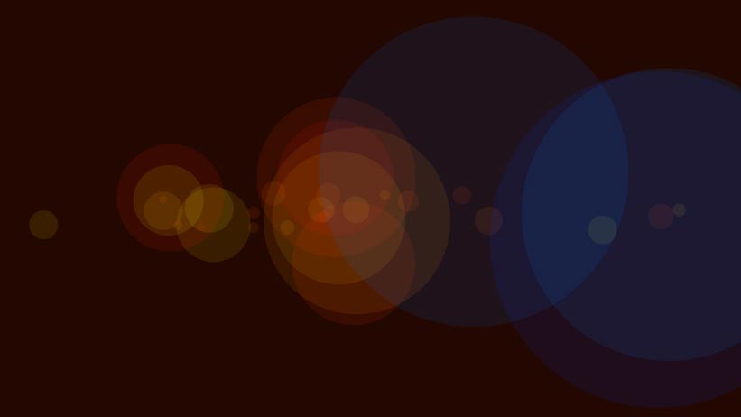 A third selection of circles similar to, but never the same as the previous render